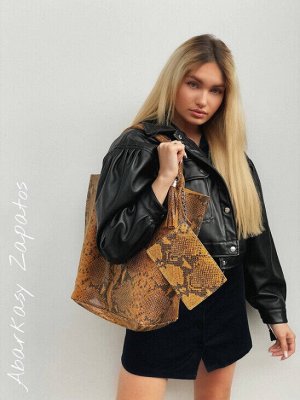 Сумка-шоппер PELLE - Shopper PITON CUERO
