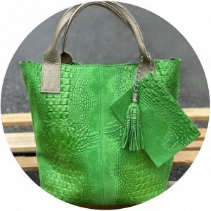Сумка-шоппер Pelle 1607 Coco encina
