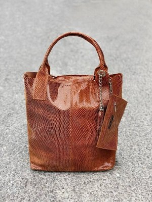 Сумка-шоппер PELLE - Shopper Serpiente CUERO