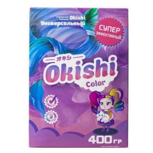 Стиральный порошок Okishi универсальный Color 400 гр1/24
