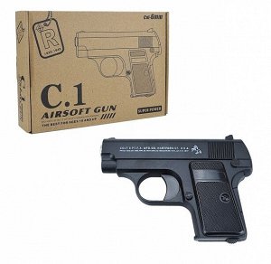 Airsoft Gun. Пистолет металл. C1 в кор.13.5х2.5х10.5 см (фикс.цена) арт.ПК00260