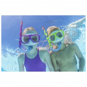 Набор для плавания SureSwim, маска, ласты, трубка, 7-14 лет, цвета МИКС, 25019 Bestway