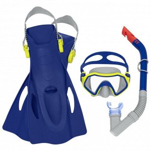 Набор для плавания Crusader Snorkel Set (маска,трубка,ласты) от 7 лет, цвета микс 25046