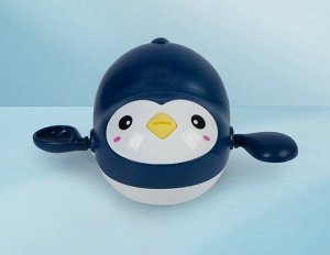 Игрушка для ванной, пингвин для купания, заводной механизм, цвет синий