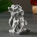 Сувенир &quot;Бельчонок на лыжах&quot; 7,2см