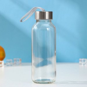 Бутылка для воды стеклянная в чехле «Африка», 300 мл, цвета МИКС