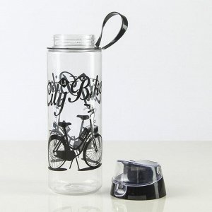 Бутылка для воды пластиковая «Велосипед», 750 мл