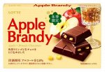 LOTTE Apple Brandy - шоколадки с яблочным бренди