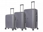 Комплект чемоданов Madrid 3 шт (серый)