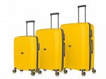 Комплект чемоданов Madrid 3 шт (жёлтый)