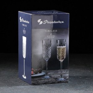 Набор стеклянных бокалов для шампанского Timeless, 175 мл, 4 шт