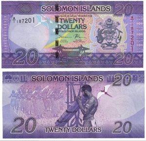 К31 Соломоновы острова 20 долларов 2017