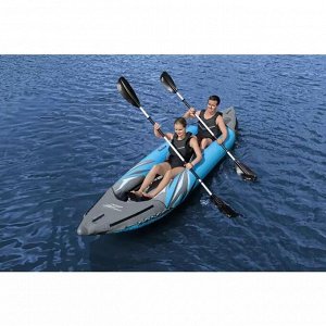 Надувная байдарка "Surge Elite X2 Kayak" Bestway 65144, 382x94х42см