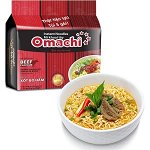 Лапша OMACHI, вкус говядины, 5 штук.