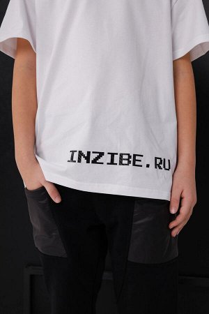 Футболка INZIBE.RU JUNIOR, белая