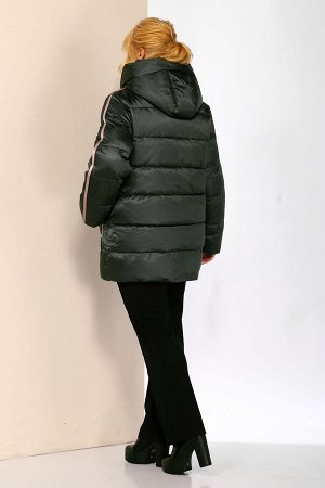Куртка Куртка SHETTI 2093 зеленый 
Состав: ПЭ-100%;
Сезон: Осень-Зима
Рост: 164

Модный зимний пуховик. Выполнен из красивой качественной ткани курточный сатин, с легким переливом. Ткань имеет водоот