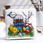 Салфетки бумажные Desna Design &quot;Пасха&quot;,1 слой, 40 листов, 24*24