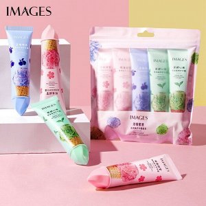 Images Hand Cream Ice Cream Набор кремов для рук с ароматом: сакуры, зеленого чая и черники 5*30г