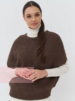 Жилет женский 222-1657   108 коричневый