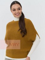 Жилет женский 222-1657   176 горчица