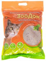 Комкующийся наполнитель для кошачьего туалета &quot;ЗооДом&quot;, 5л/4 кг, зелёный чай (1/4)