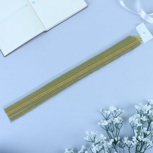 Подарочный Бант - бабочка No2.5, золотистый, для упаковки подарков
