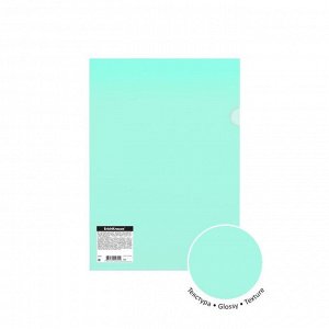 Папка-уголок A4, 160 мкм, ErichKrause Glossy Classic, полупрозрачный, микс