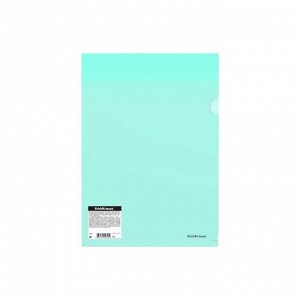Папка-уголок A4, 160 мкм, ErichKrause Glossy Classic, полупрозрачный, микс