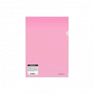 Папка-уголок A4, 160 мкм, ErichKrause Glossy Classic, полупрозрачный, микс