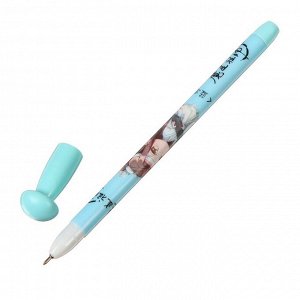 Ручка шариковая 0,5мм, синяя, корпус МИКС Аниме   9411109