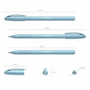 Ручка шариковая ErichKrause U-108 Pastel Stick 1.0, Ultra Glide, цвет чернил синий 9521753