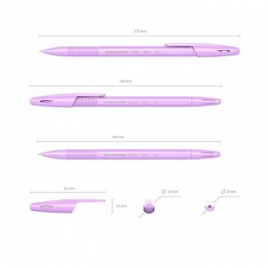 Ручка шариковая ErichKrause R-301 Pastel Stick, узел 0.7 мм, чернила синие 9521484