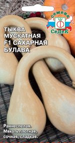 Тыква Мускатная сахарна Булава Евро, 2г.  тип упаковки Евро