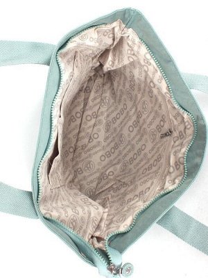 Сумка женская текстиль BoBo-1621,  1отдел,  плечевой ремень,  голубой 253014
