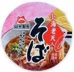 Японская лапша соба с жареными креветками YAMAMOTO CUP 77 гр