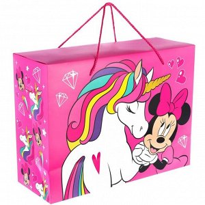 Disney Пакет-коробка, &quot;Dream&quot;, Минни Маус, 40х30х15 см
