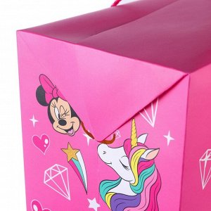 Disney Пакет-коробка, &quot;Dream&quot;, Минни Маус, 40х30х15 см