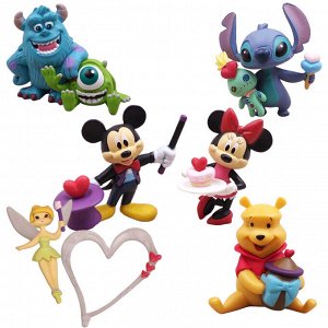 Игровой набор мини фигурок «Микки Маус и его друзья» Disney Deluxe (6 шт)