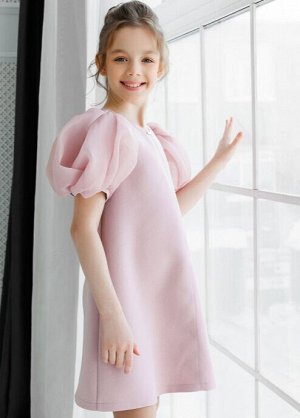 Платье для девочки праздничное розовое