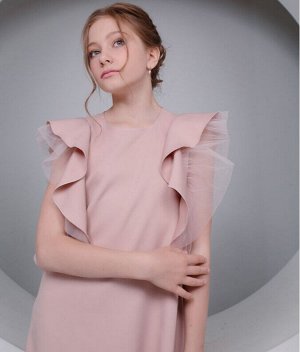 Платье для девочки нарядное розовое