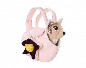 Музыкальная собачка Chi Chi Love в сумочке (розовый цвет)