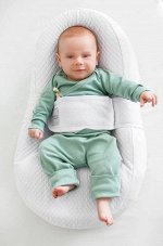 Матрас-кокон AmaroBaby для позиционирования с эффектом памяти, Premium Form Sky, белый
