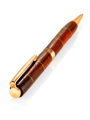 Ручка из древесины падука с выдвижным механизмом
