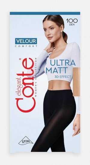 Velour 100 колготки (Conte) колготки из микрофибры плотностью 100 ден с велюровым эффектом