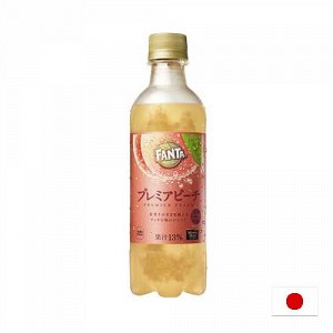 Fanta Premier Peach 10% 380ml - Японская Фанта Премьер персик. Натуральный сок 10%