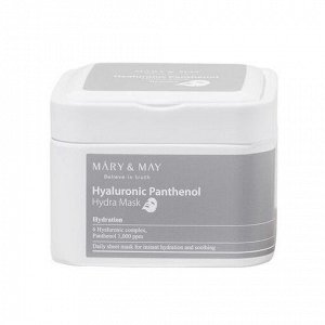 Mary&May Набор увлажняющих тканевых масок с гиалуроновой кислотой и пантенолом Hyaluronic Panthenol Hydra Mask