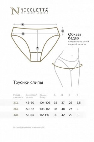 Женские трусы-слипы 5 шт. Nicoletta