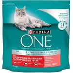 PURINA ONE Корм для стерилизованных кошек сухой лосось/пшеница 1.5 кг