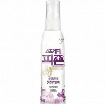 Кондиционер-освежитель-антистатик для одежды Pigeon Rich Perfume Mystic Rain с ароматом персика и белых цветов 80 мл, бутылка