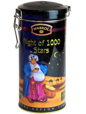 Чай Маброк Ночь 1000 Звезд 200г ж/б термос